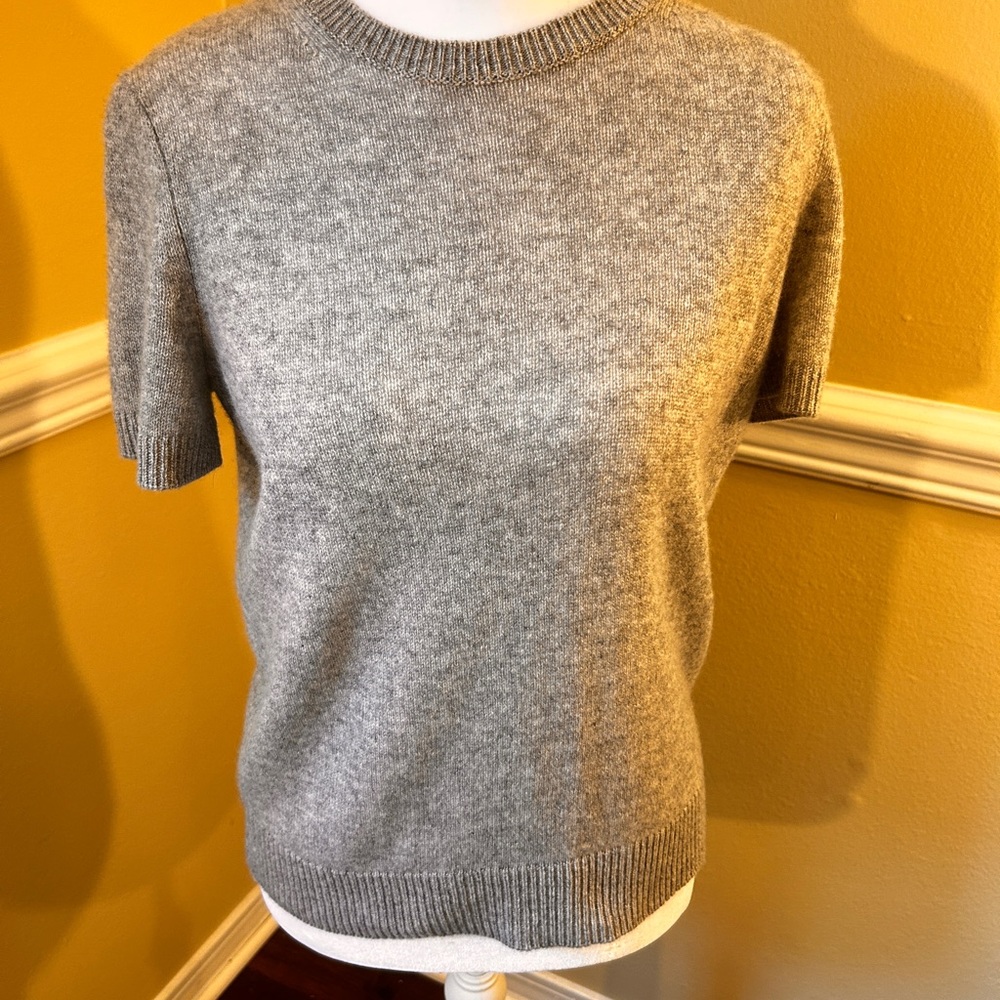 Theory Basic Tee Feather Cashmere